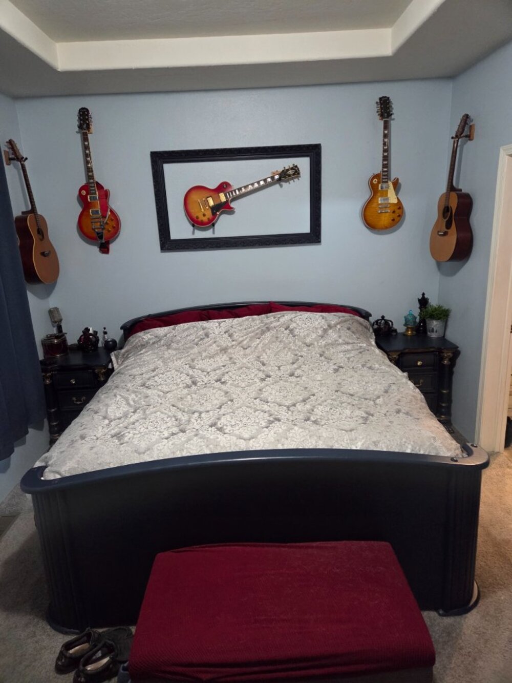 Luxury Macy's Hotel Collection Silver Queen Duvet - Picture 3 of 9